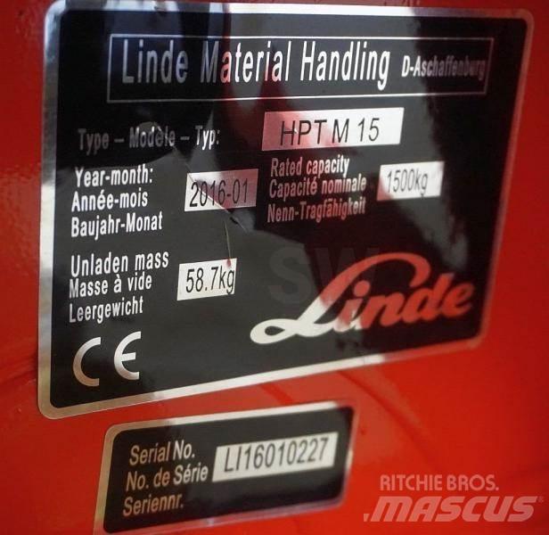 Linde HPT M 15 Ručni paletar