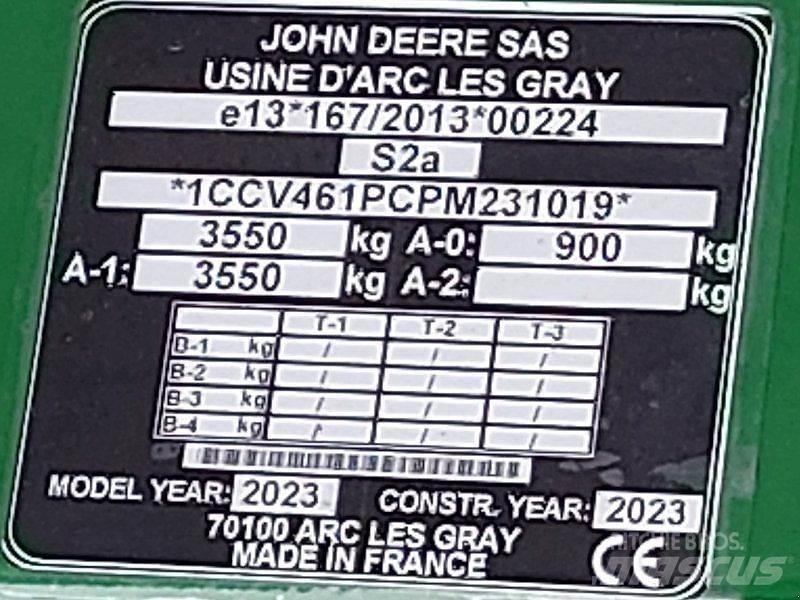 John Deere V461M Ostale poljoprivredne mašine
