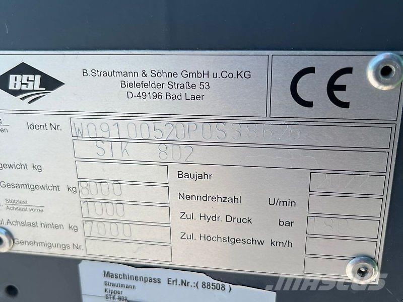 Strautmann STK 802 Kiperi kamioni