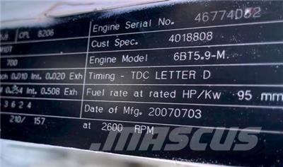 Cummins 6BT5.9 Motori za građevinarstvo