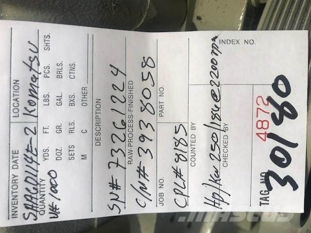 Cummins 6CT8.3 Motori za građevinarstvo