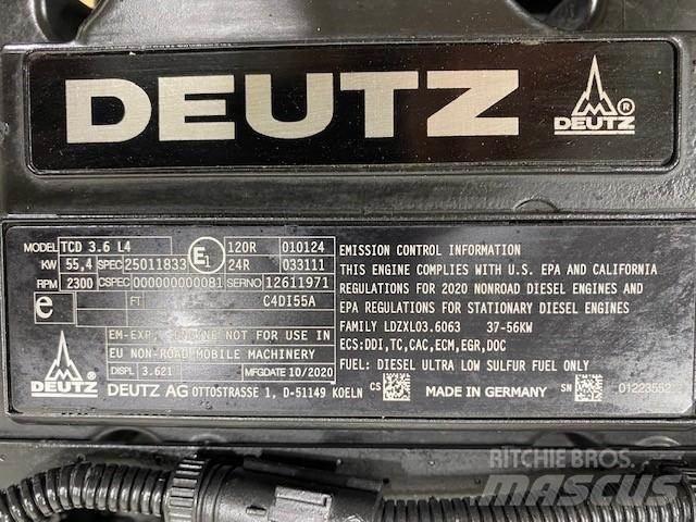 Deutz TCD3.6L4 Motori za građevinarstvo