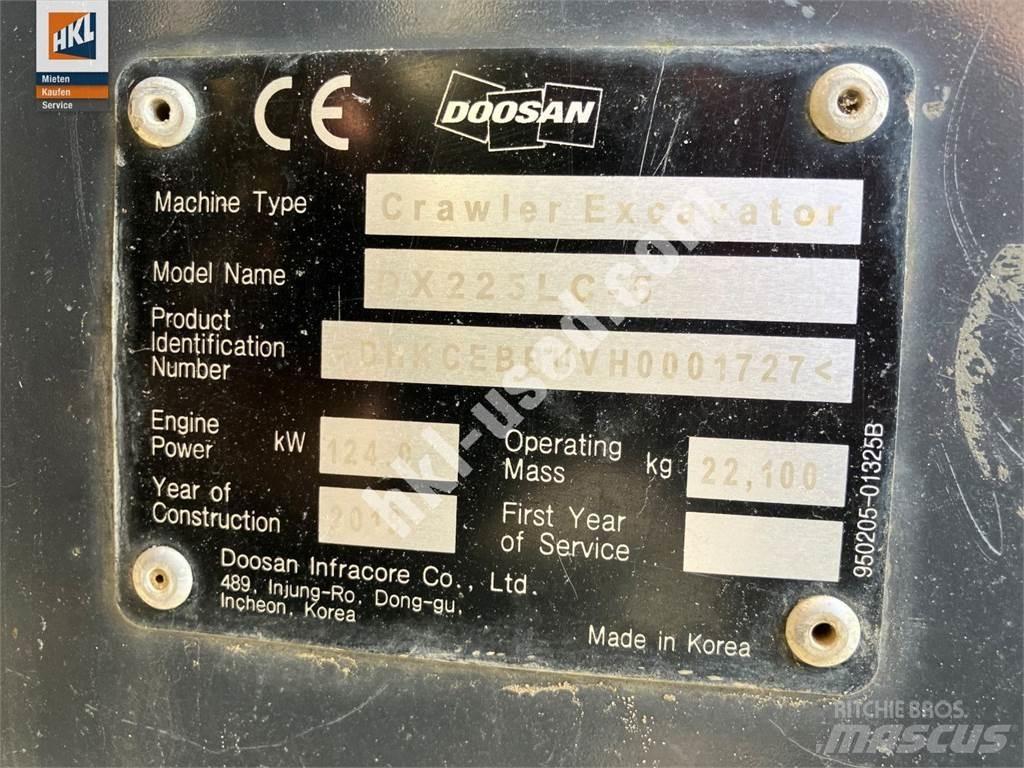 Doosan DX 225 LC-5 Bageri guseničari