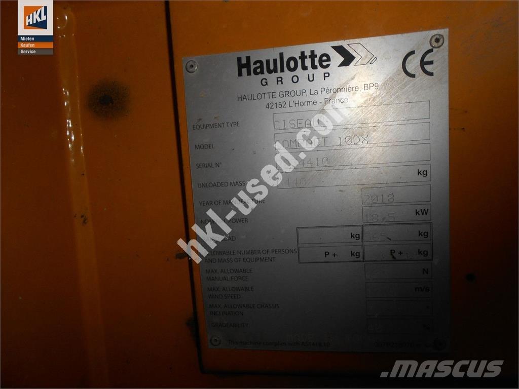 Haulotte COMPACT 10 DX Ostalo za građevinarstvo