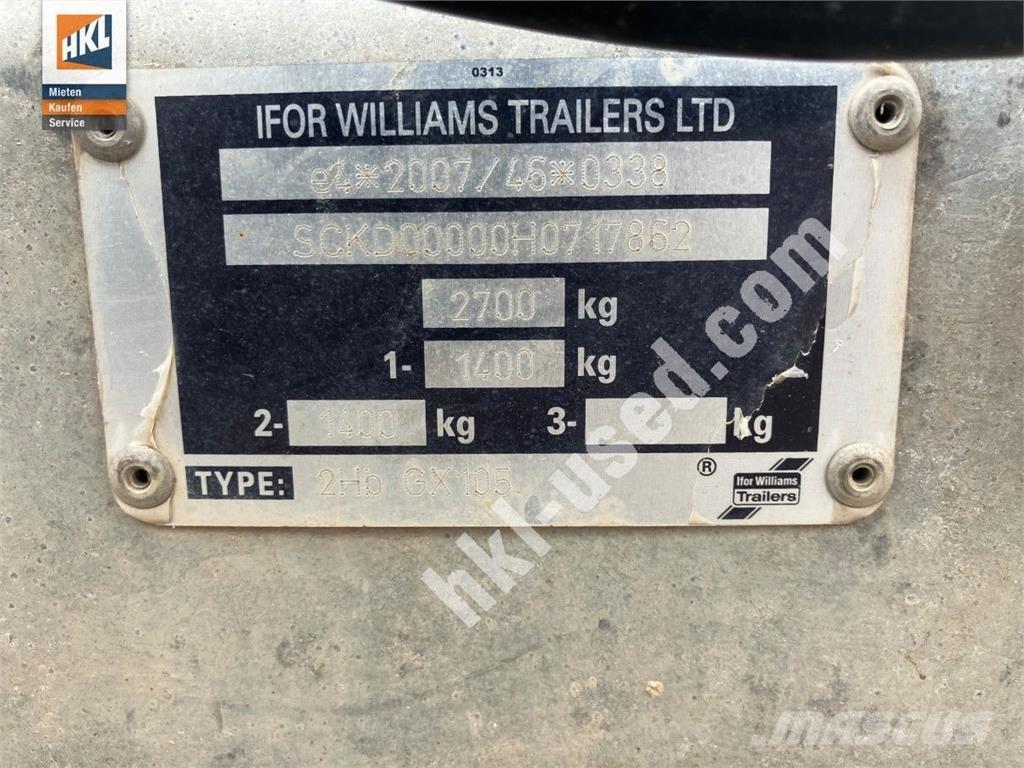 Ifor Williams GX 105 Ostalo za građevinarstvo