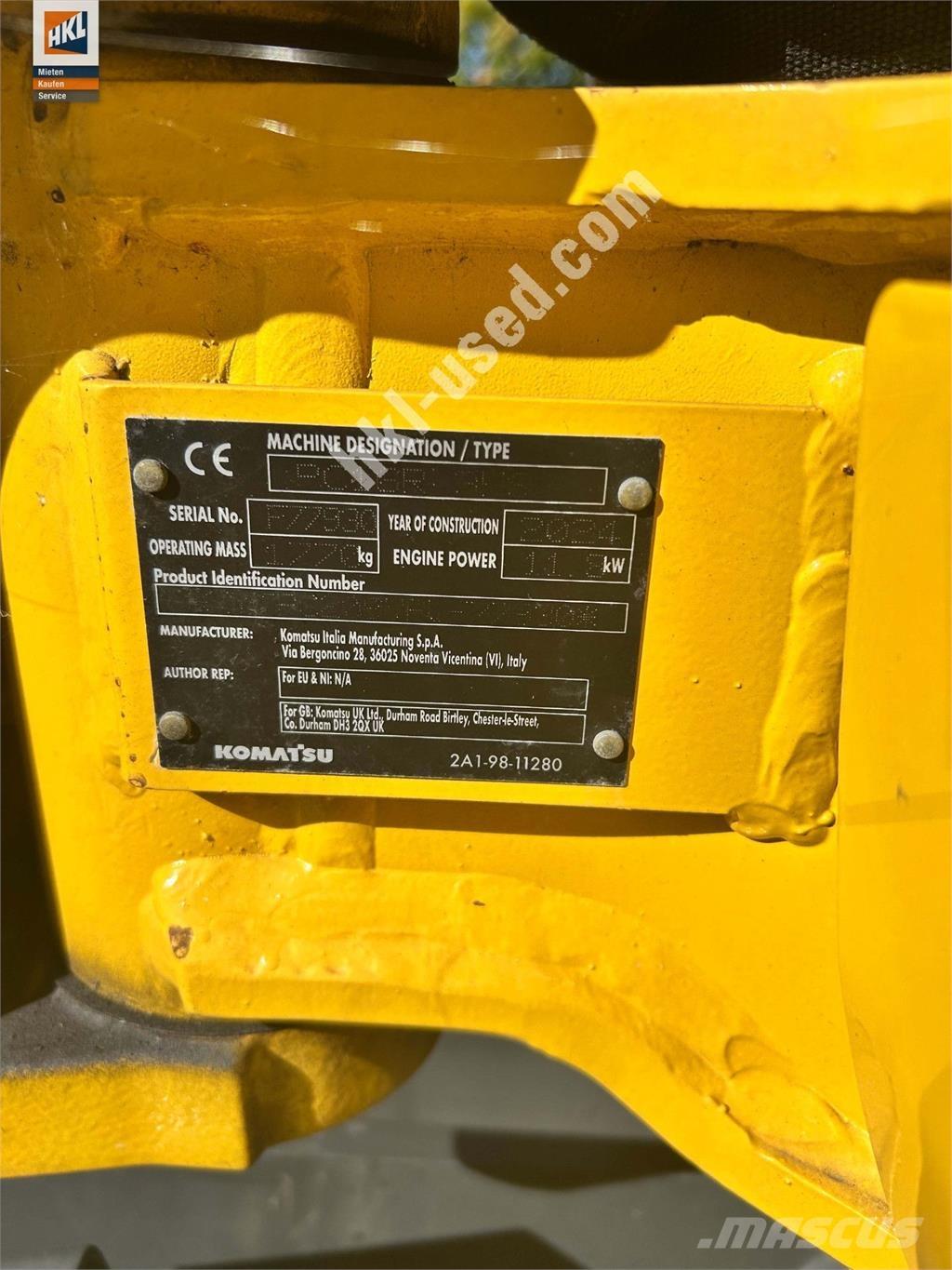 Komatsu PC 16 R-3HS Mini bageri < 7t