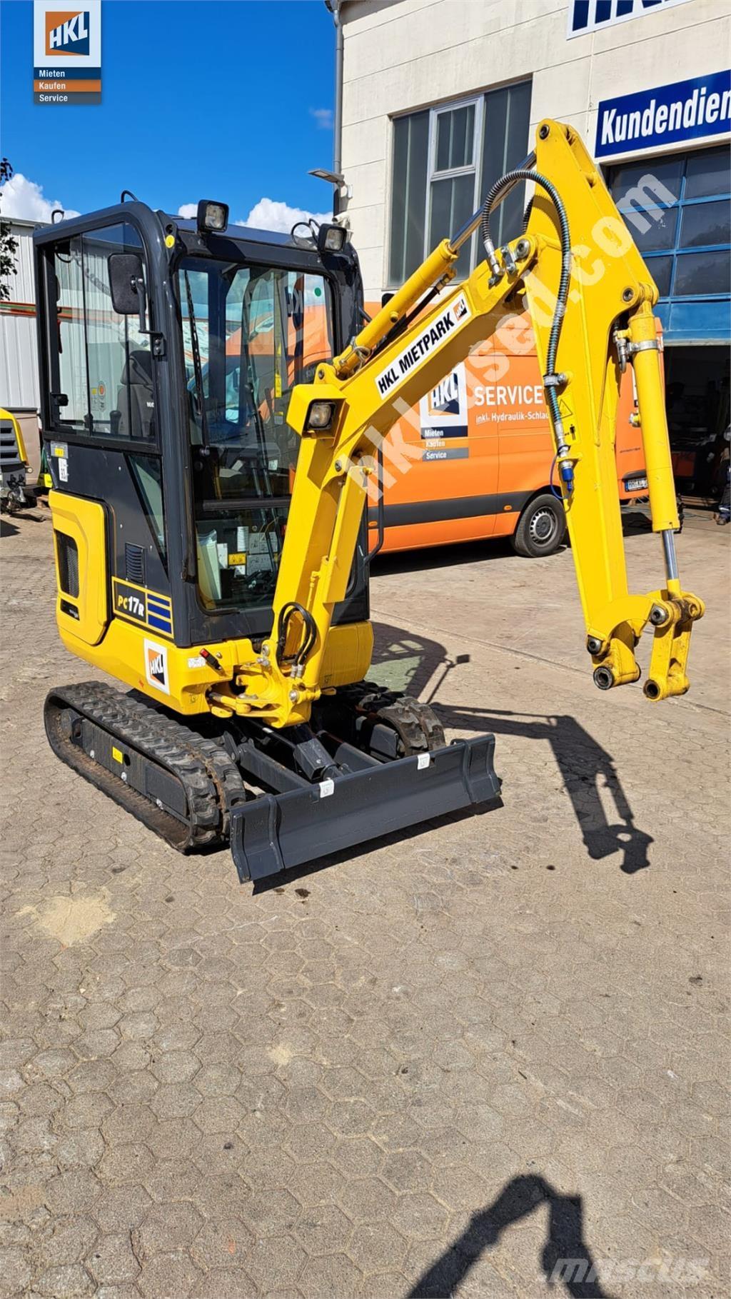 Komatsu PC 17 R-5 Mini bageri < 7t