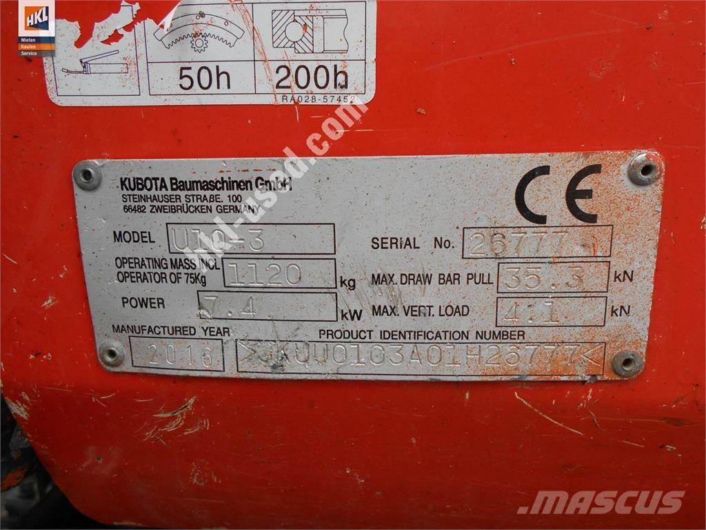 Kubota U 10-3 Mini bageri < 7t