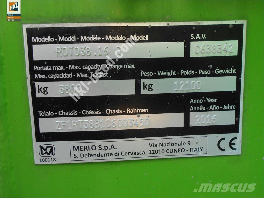 Merlo ROTO 38.16 S Teleskopski viljuškari