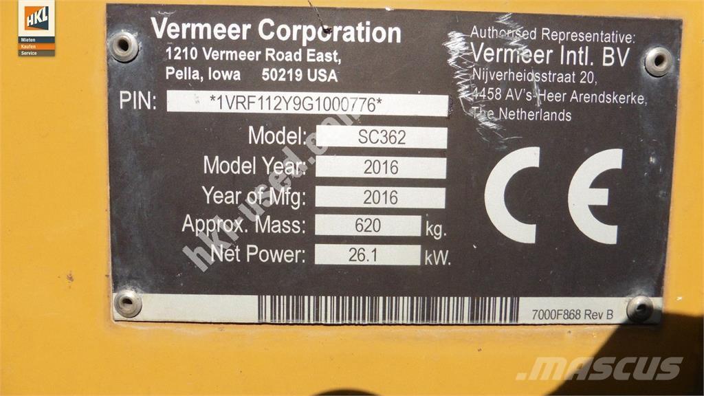 Vermeer SC 362 Ostalo za građevinarstvo
