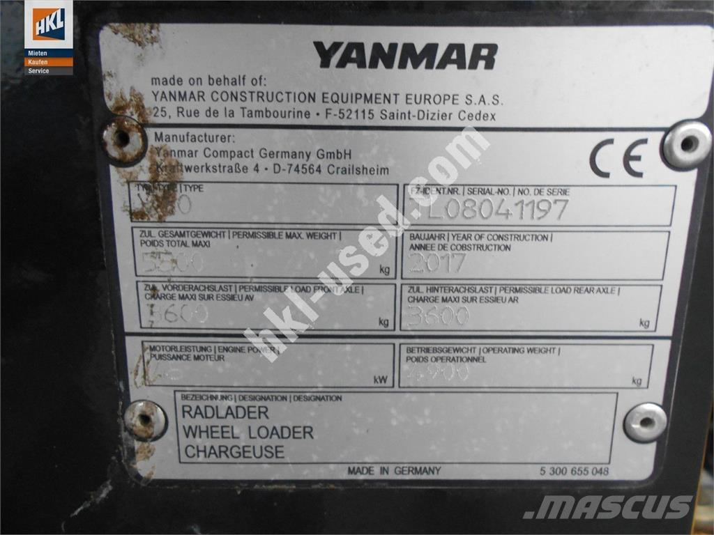 Yanmar V 80 Utovarivači na točkove