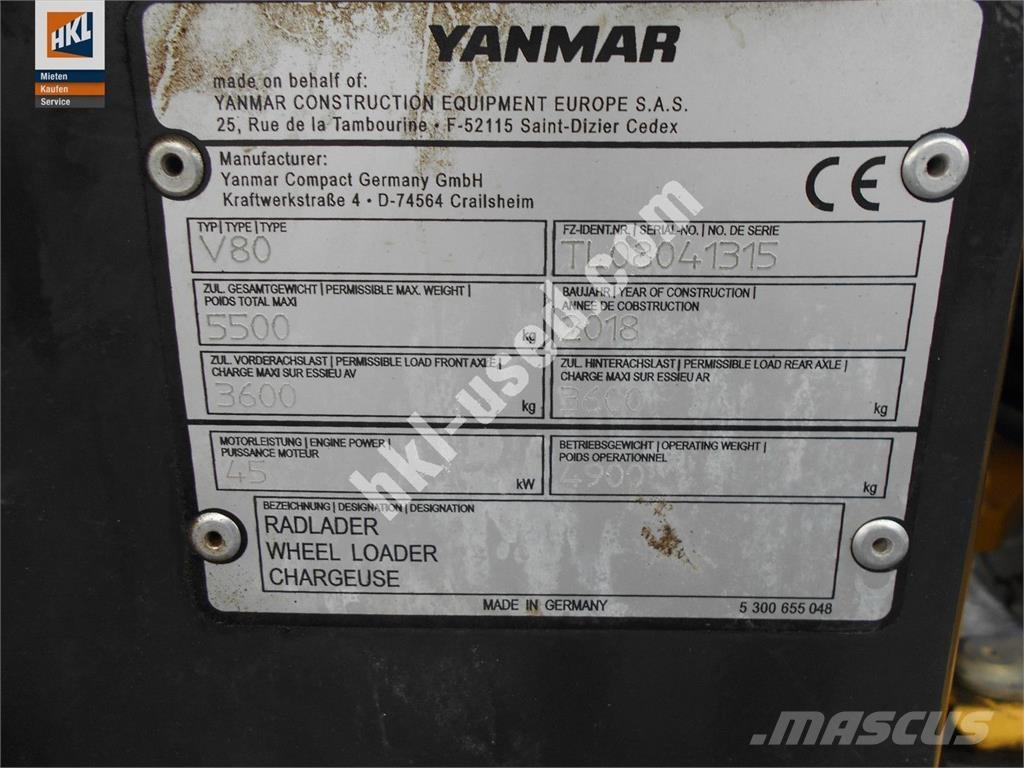 Yanmar V 80 Utovarivači na točkove