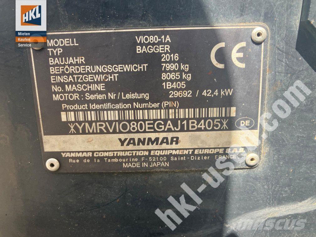 Yanmar VIO 80-1 Mini bageri < 7t