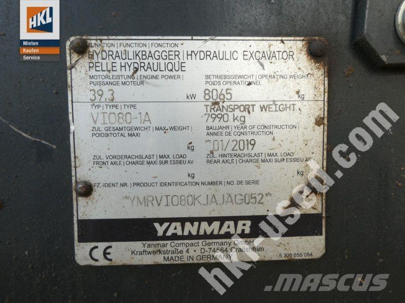 Yanmar VIO 80-1 Mini bageri < 7t