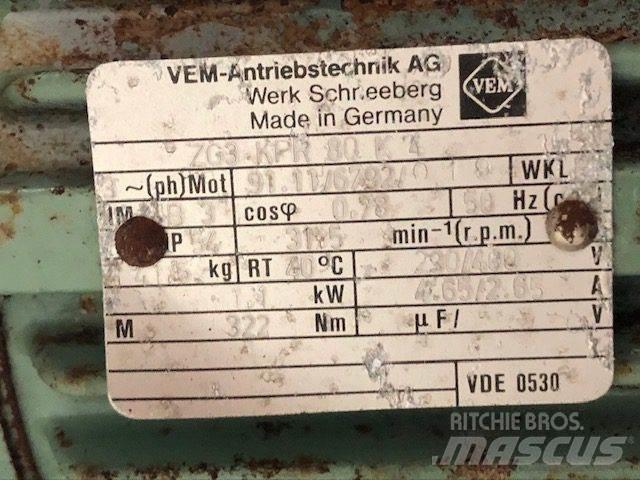  1,1 kW VEM E-Motor Motori za građevinarstvo