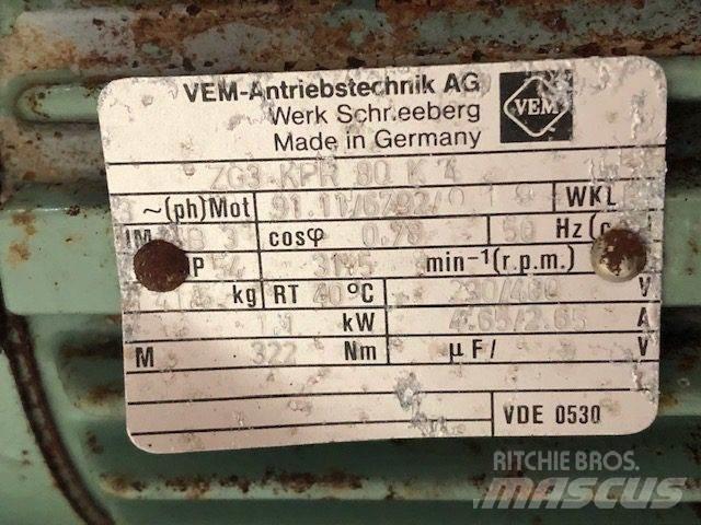  1,1 kW VEM E-Motor Motori za građevinarstvo