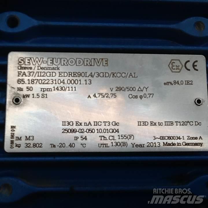  1,5 kW SEW E-Motor Motori za građevinarstvo
