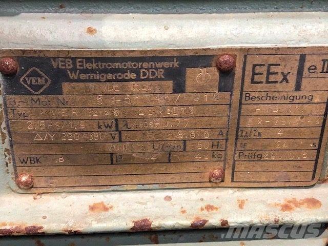  1,9 kW VEM E-Motor Motori za građevinarstvo