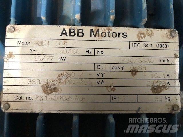  17 kW ABB MBT 160 E-Motor Motori za građevinarstvo