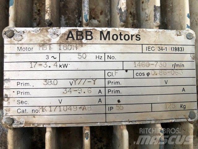  17 kW ABB MBT180M El-Motor Motori za građevinarstvo