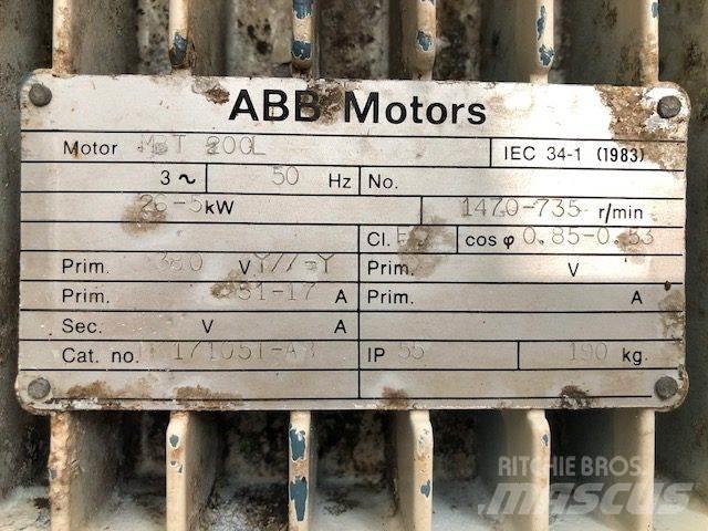  26 kW ABB MBT 200L E-Motor Motori za građevinarstvo
