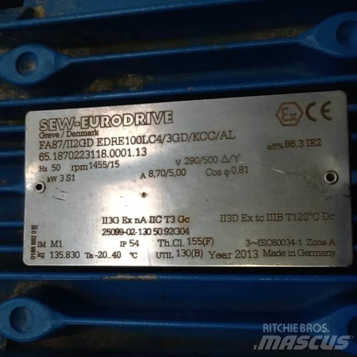  3,0 kW SEW E-Motor Motori za građevinarstvo