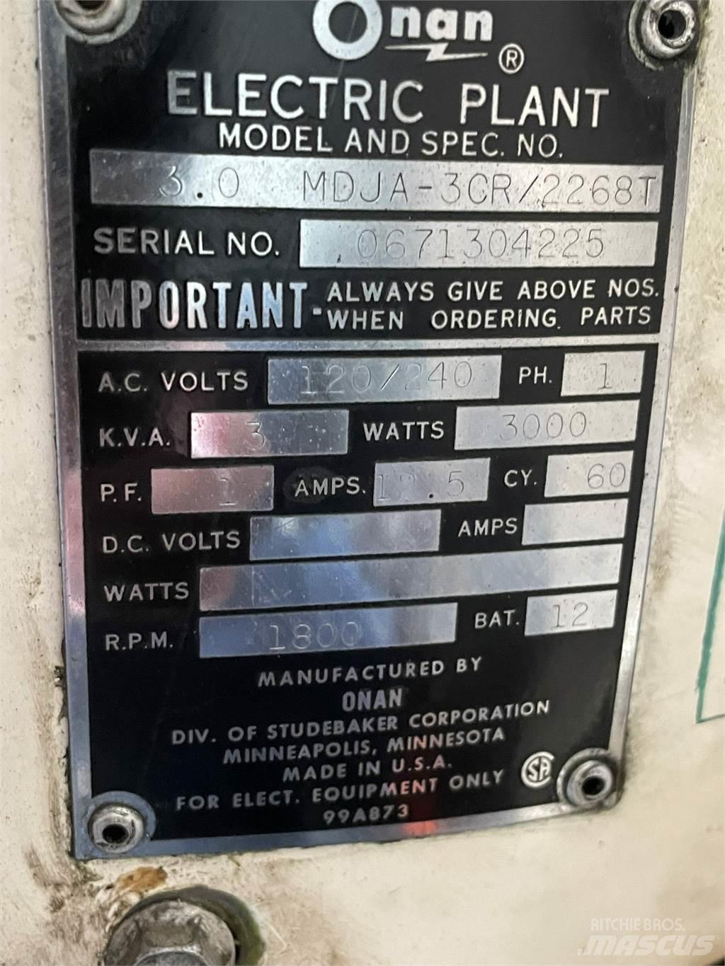  3 kVA ONAN 1 Cyl. Diesel Ostali generatori