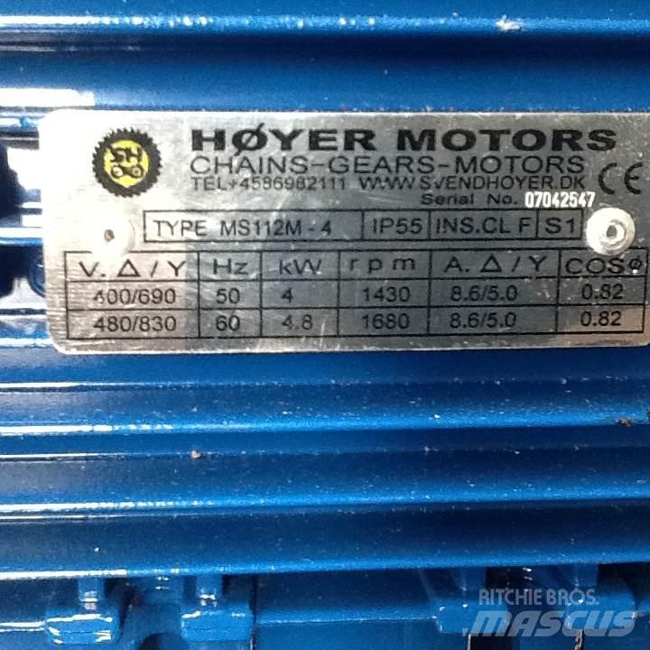  4,0 kW Høyer E-Motor Motori za građevinarstvo