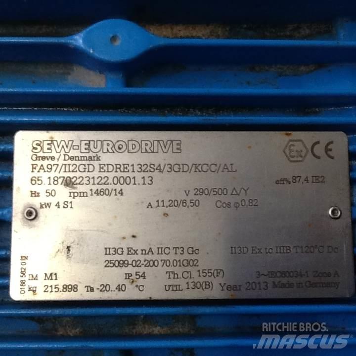  4,0 kW SEW E-Motor Motori za građevinarstvo