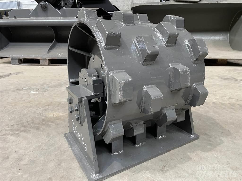  450 mm kompaktorhjul Gumeni valjci na točkovima