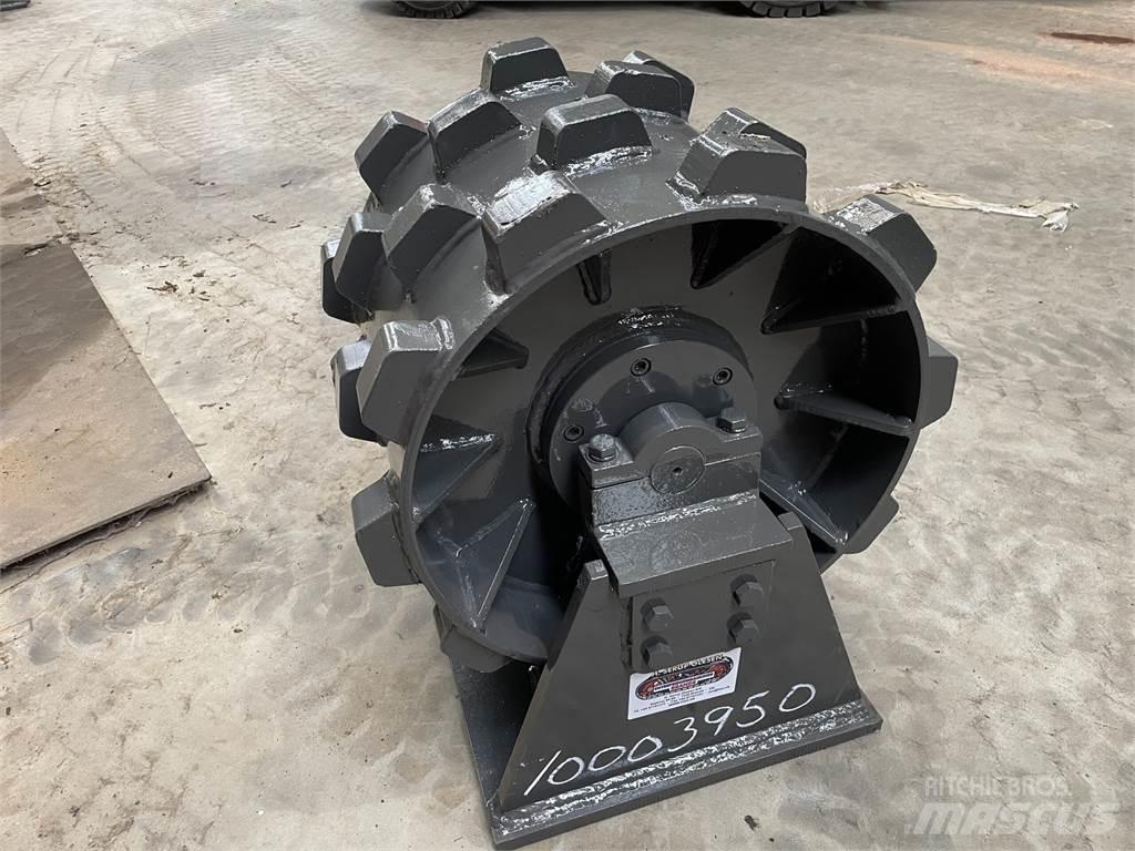  450 mm kompaktorhjul Gumeni valjci na točkovima