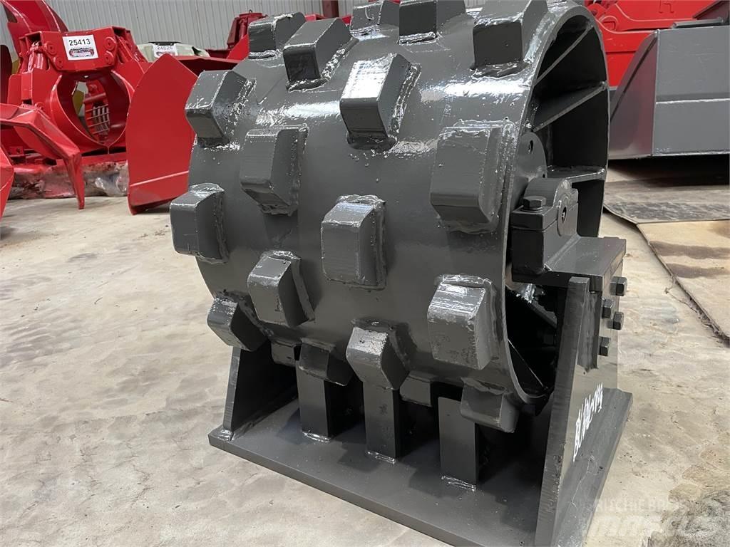  450 mm kompaktorhjul Gumeni valjci na točkovima