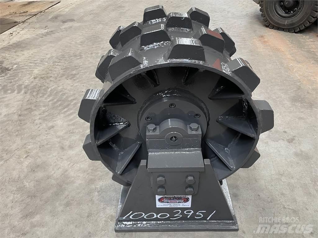  450 mm kompaktorhjul Gumeni valjci na točkovima