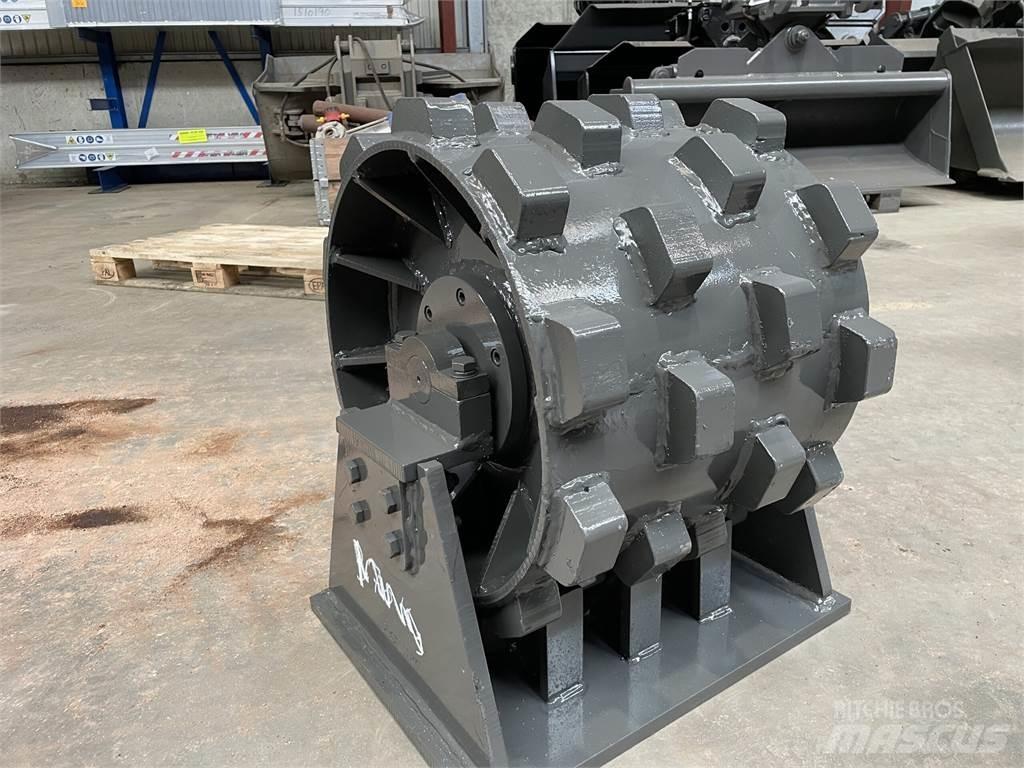  450 mm kompaktorhjul Gumeni valjci na točkovima