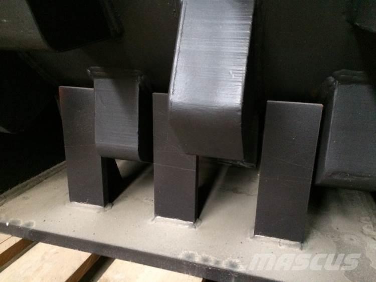  450 mm Kompaktorhjul Gumeni valjci na točkovima