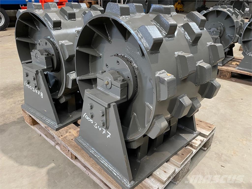  470 mm Kompaktorhjul Gumeni valjci na točkovima