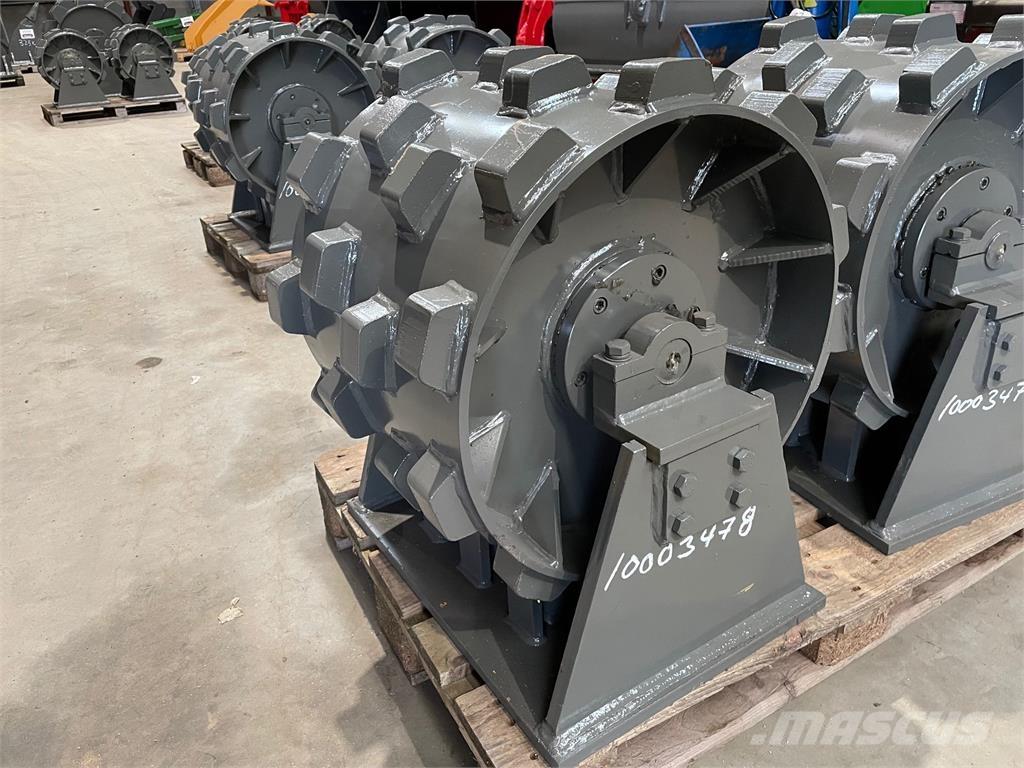  470 mm Kompaktorhjul Gumeni valjci na točkovima