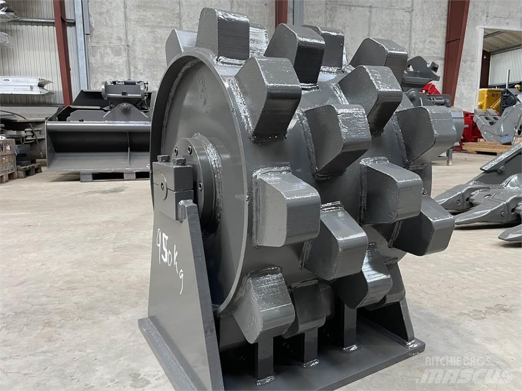  570 mm kompaktorhjul Gumeni valjci na točkovima