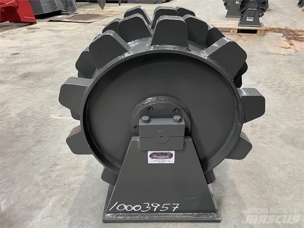  570 mm kompaktorhjul Gumeni valjci na točkovima