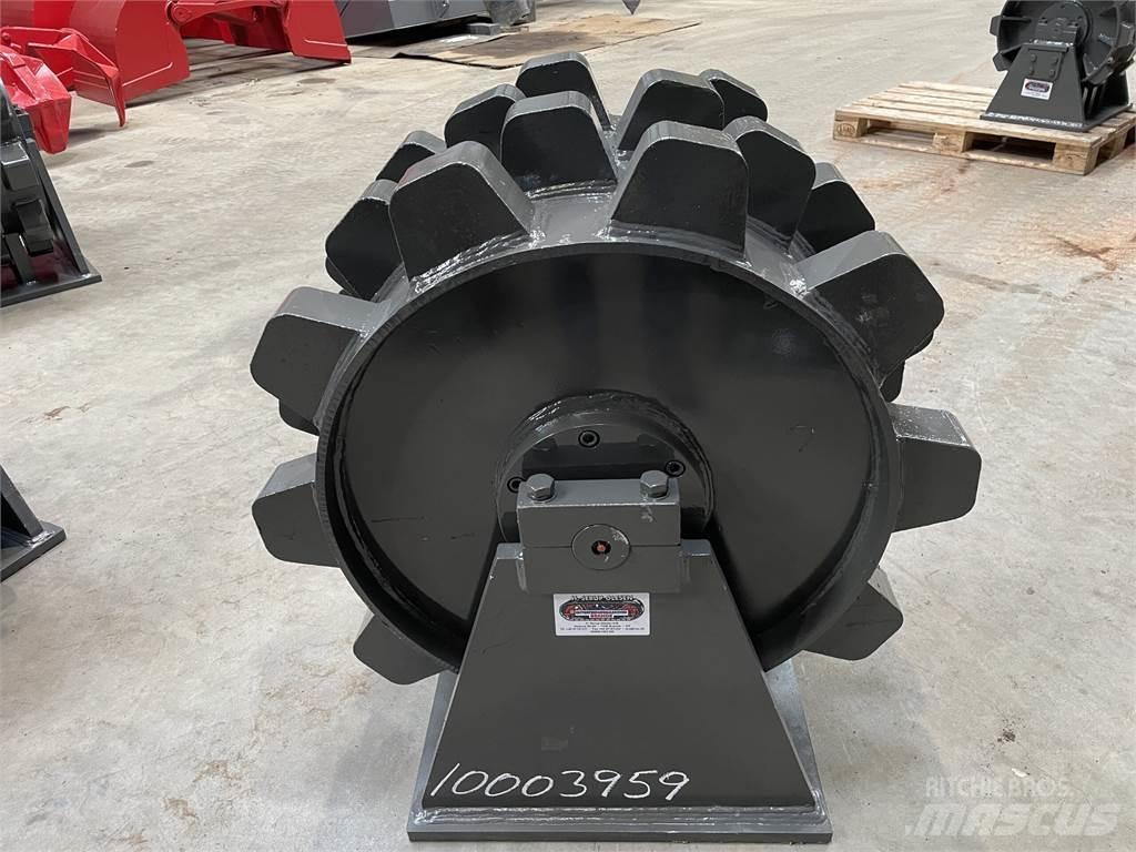  570 mm kompaktorhjul Gumeni valjci na točkovima