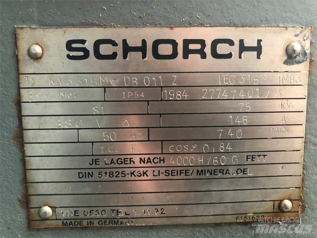 75 kW Schorch E-Motor Motori za građevinarstvo
