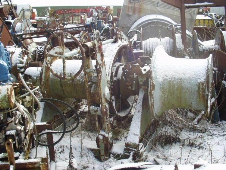 Ankerspil ex. Hvidbjørn Utovorne dizalice, vitla i liftovi za materijal