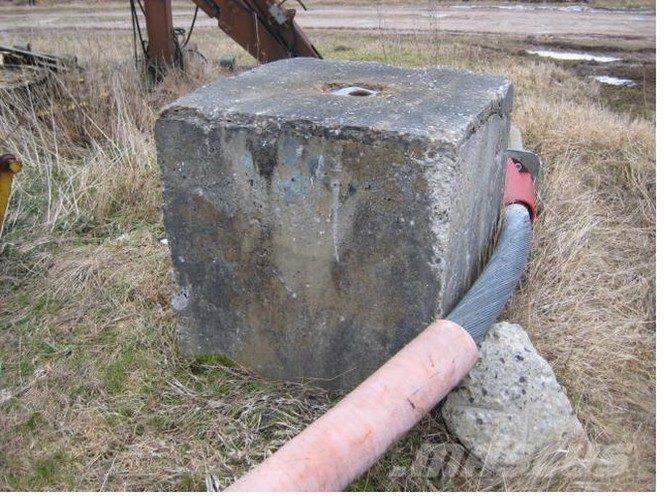  Ballastvægt 1 stk. - 2300 kg Delovi i oprema za kran