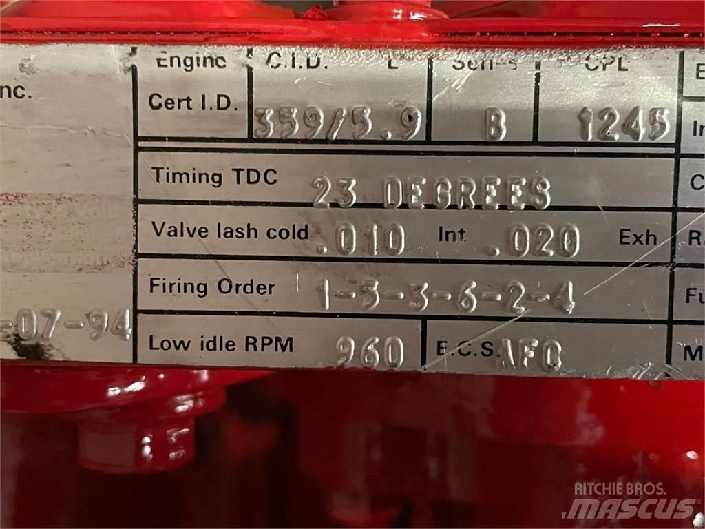 Cummins 6BT5,9-C motor Motori za građevinarstvo
