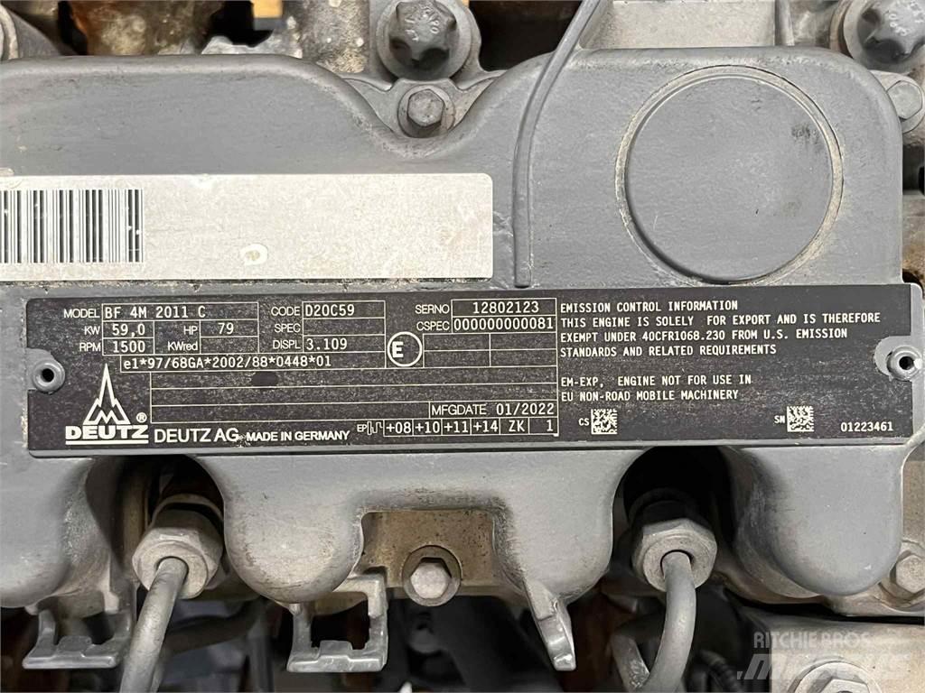 Deutz BF 4M 2011 C motor Motori za građevinarstvo