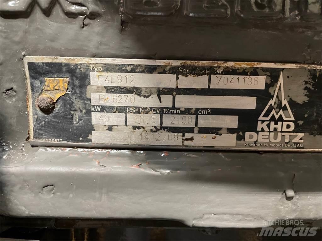 Deutz F4L 912 motor Motori za građevinarstvo