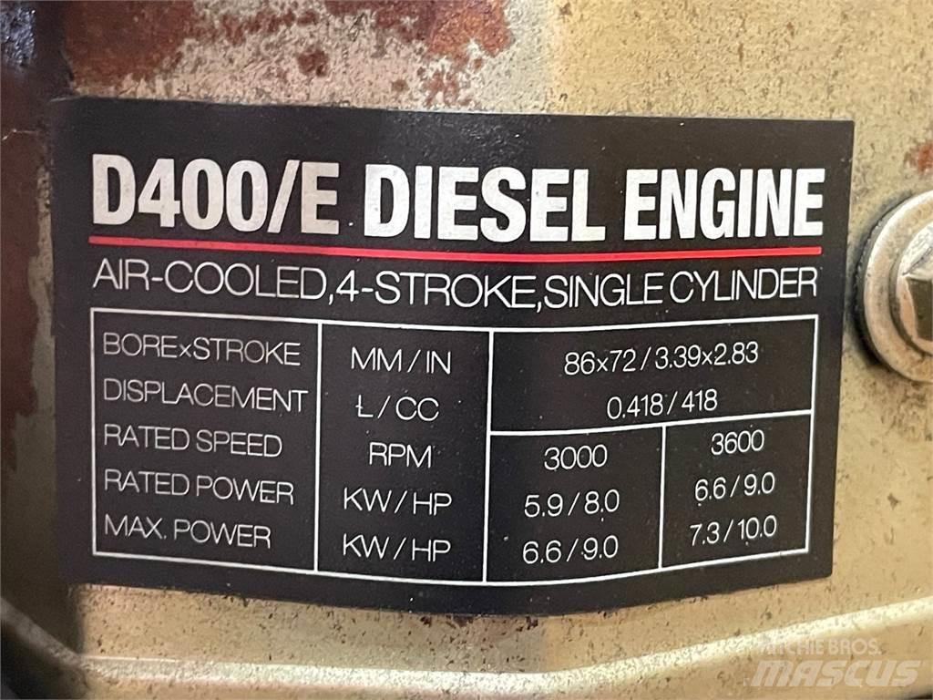  Diesel engine D400/E - 1 cyl. Motori za građevinarstvo