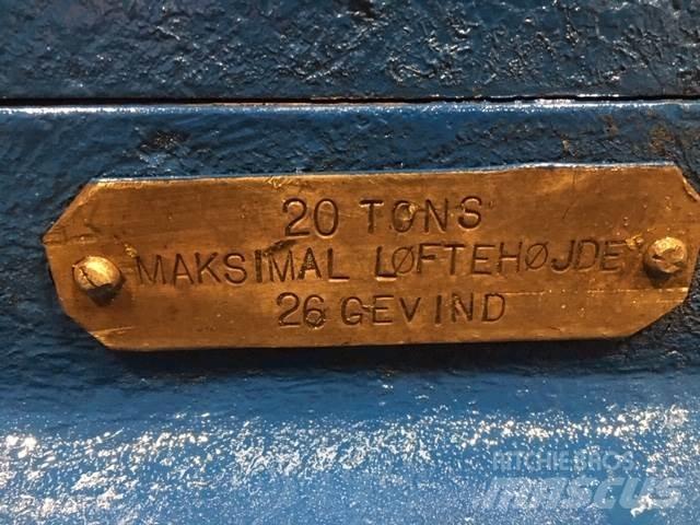  Donkraft, 20 ton mekanisk Ostale komponente za građevinarstvo