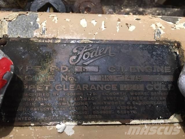 Foden type FD6 motor Motori za građevinarstvo