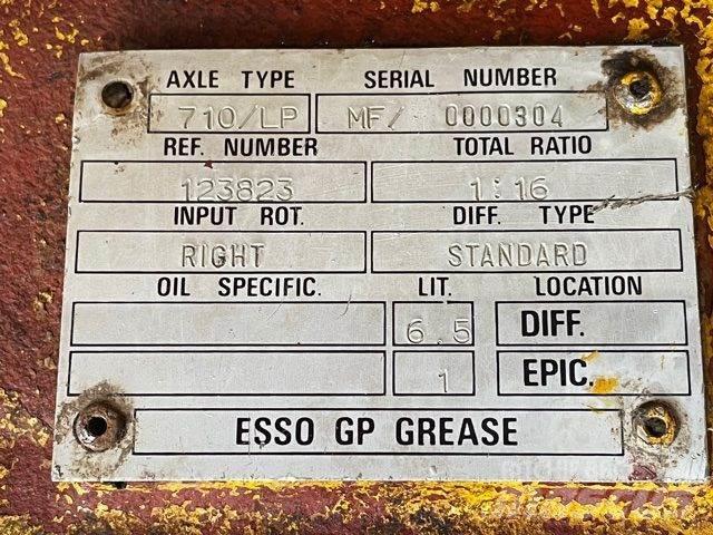  Frontaksel ex. MF50HX Osovine